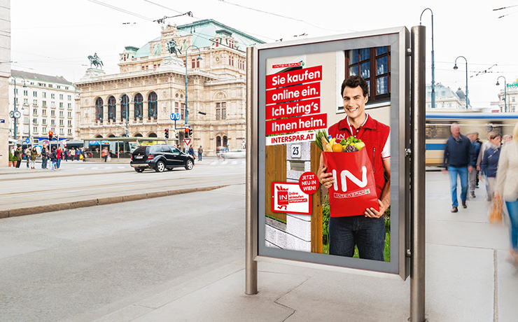 Der Interspar Onlineshop ist da. Da da da.