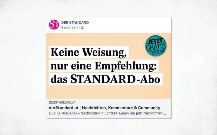 Die schnellsten Werbesujets des Landes.